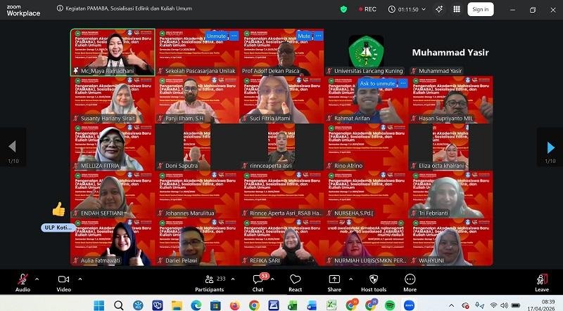 Sambut PAMABA, 260 Mahasiswa Baru Pascasarjana Unilak Bedah Stabilitas Ekonomi dan Politik Bersama Bank Indonesia